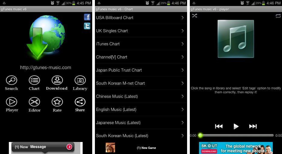 Android mp3 music download free